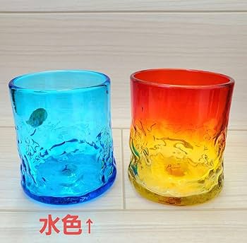 Amazon | 琉球グラス ロックグラス 琉球ガラス ペア | ノー